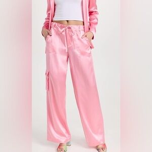 Loveshackfancy Cedric Silk Cargo Pant